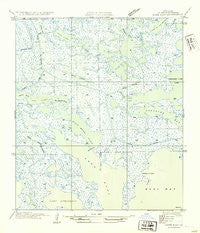 Lake Eloi Louisiana Historical topographic map, 1:31680 scale, 7.5 X 7.5 Minute, Year 1954