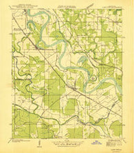 Lake End Louisiana Historical topographic map, 1:31680 scale, 7.5 X 7.5 Minute, Year 1938