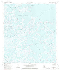 Lake Eugenie Louisiana Historical topographic map, 1:24000 scale, 7.5 X 7.5 Minute, Year 1955