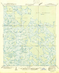 Lake Eugenie Louisiana Historical topographic map, 1:31680 scale, 7.5 X 7.5 Minute, Year 1946