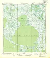 Lake Felicity Louisiana Historical topographic map, 1:31680 scale, 7.5 X 7.5 Minute, Year 1954
