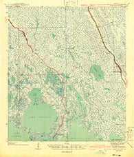 Lake Felicity Louisiana Historical topographic map, 1:62500 scale, 15 X 15 Minute, Year 1941