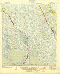 Lake Felicity Louisiana Historical topographic map, 1:62500 scale, 15 X 15 Minute, Year 1944