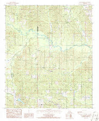 Lake Foursome Louisiana Historical topographic map, 1:24000 scale, 7.5 X 7.5 Minute, Year 1986