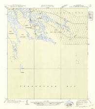 Lake La Graisse Louisiana Historical topographic map, 1:31680 scale, 7.5 X 7.5 Minute, Year 1945