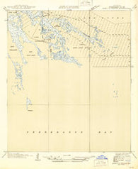 Lake La Graisse Louisiana Historical topographic map, 1:31680 scale, 7.5 X 7.5 Minute, Year 1946