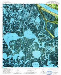 Lake Laurier Louisiana Historical topographic map, 1:24000 scale, 7.5 X 7.5 Minute, Year 1973