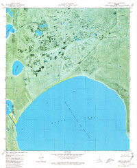 Lake Le Bleu Louisiana Historical topographic map, 1:24000 scale, 7.5 X 7.5 Minute, Year 1979
