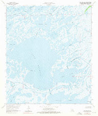 Lake Mechant Louisiana Historical topographic map, 1:24000 scale, 7.5 X 7.5 Minute, Year 1964