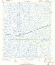 Lake Misere Louisiana Historical topographic map, 1:24000 scale, 7.5 X 7.5 Minute, Year 1934