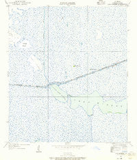 Lake Misere Louisiana Historical topographic map, 1:24000 scale, 7.5 X 7.5 Minute, Year 1934