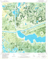 Lake Misere Louisiana Historical topographic map, 1:24000 scale, 7.5 X 7.5 Minute, Year 1980