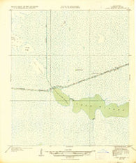 Lake Misere Louisiana Historical topographic map, 1:31680 scale, 7.5 X 7.5 Minute, Year 1935