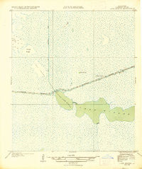 Lake Misere Louisiana Historical topographic map, 1:31680 scale, 7.5 X 7.5 Minute, Year 1935