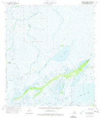 Lake Penchant Louisiana Historical topographic map, 1:24000 scale, 7.5 X 7.5 Minute, Year 1964