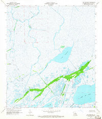 Lake Penchant Louisiana Historical topographic map, 1:24000 scale, 7.5 X 7.5 Minute, Year 1964
