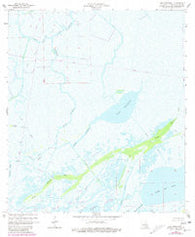 Lake Penchant Louisiana Historical topographic map, 1:24000 scale, 7.5 X 7.5 Minute, Year 1964