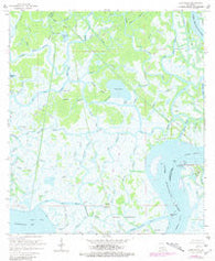Lake Salve Louisiana Historical topographic map, 1:24000 scale, 7.5 X 7.5 Minute, Year 1966