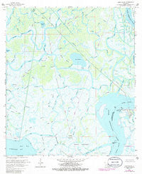 Lake Salve Louisiana Historical topographic map, 1:24000 scale, 7.5 X 7.5 Minute, Year 1966