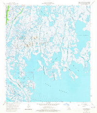 Lake Tambour Louisiana Historical topographic map, 1:24000 scale, 7.5 X 7.5 Minute, Year 1964