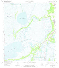 Lake Theriot Louisiana Historical topographic map, 1:24000 scale, 7.5 X 7.5 Minute, Year 1964