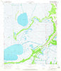 Lake Theriot Louisiana Historical topographic map, 1:24000 scale, 7.5 X 7.5 Minute, Year 1964