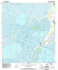Lake Theriot Louisiana Historical topographic map, 1:24000 scale, 7.5 X 7.5 Minute, Year 1994