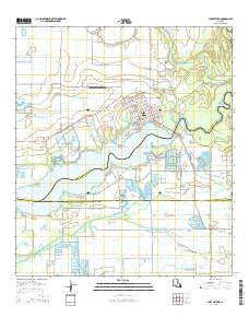 Lake Arthur Louisiana Current topographic map, 1:24000 scale, 7.5 X 7.5 Minute, Year 2015