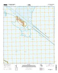 Lake Athanasio Louisiana Current topographic map, 1:24000 scale, 7.5 X 7.5 Minute, Year 2015