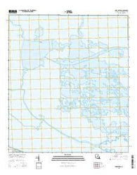 Lake Batola Louisiana Current topographic map, 1:24000 scale, 7.5 X 7.5 Minute, Year 2015