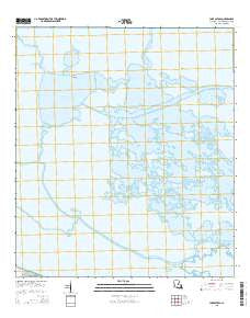 Lake Batola Louisiana Current topographic map, 1:24000 scale, 7.5 X 7.5 Minute, Year 2015