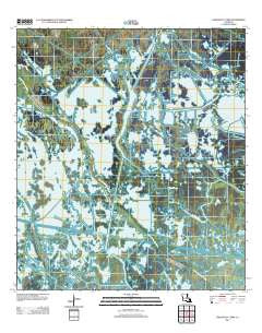 Lake Bully Camp Louisiana Historical topographic map, 1:24000 scale, 7.5 X 7.5 Minute, Year 2012