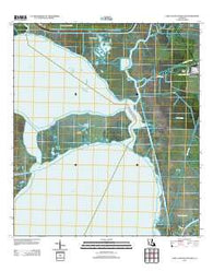 Lake Cataouatche East Louisiana Historical topographic map, 1:24000 scale, 7.5 X 7.5 Minute, Year 2012