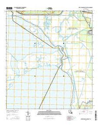 Lake Cataouatche East Louisiana Current topographic map, 1:24000 scale, 7.5 X 7.5 Minute, Year 2015