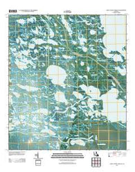 Lake Cuatro Caballo Louisiana Historical topographic map, 1:24000 scale, 7.5 X 7.5 Minute, Year 2012