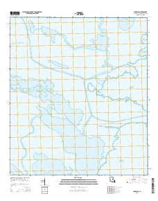 Lake Eloi Louisiana Current topographic map, 1:24000 scale, 7.5 X 7.5 Minute, Year 2015