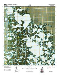 Lake Eugenie Louisiana Historical topographic map, 1:24000 scale, 7.5 X 7.5 Minute, Year 2012