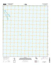 Lake La Graisse Louisiana Current topographic map, 1:24000 scale, 7.5 X 7.5 Minute, Year 2015