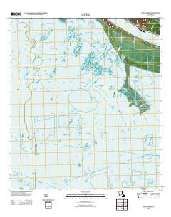 Lake Laurier Louisiana Historical topographic map, 1:24000 scale, 7.5 X 7.5 Minute, Year 2012