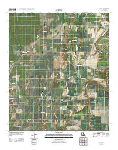 Lamar Louisiana Historical topographic map, 1:24000 scale, 7.5 X 7.5 Minute, Year 2012
