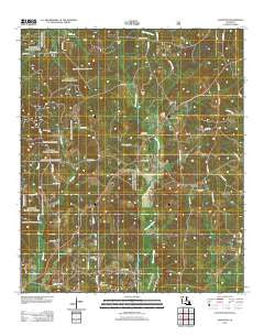 Langston Louisiana Historical topographic map, 1:24000 scale, 7.5 X 7.5 Minute, Year 2012