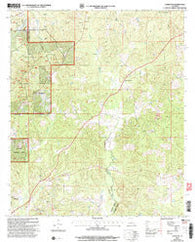 Langston Louisiana Historical topographic map, 1:24000 scale, 7.5 X 7.5 Minute, Year 2003