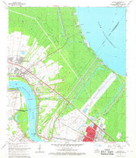 Laplace Louisiana Historical topographic map, 1:24000 scale, 7.5 X 7.5 Minute, Year 1967