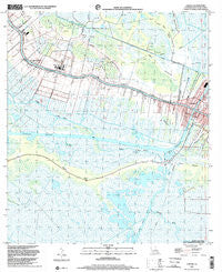 Larose Louisiana Historical topographic map, 1:24000 scale, 7.5 X 7.5 Minute, Year 1998