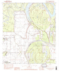 Larto Lake South Louisiana Historical topographic map, 1:24000 scale, 7.5 X 7.5 Minute, Year 1982