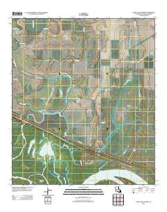 Larto Lake North Louisiana Historical topographic map, 1:24000 scale, 7.5 X 7.5 Minute, Year 2012