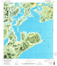 Latania Lake Louisiana Historical topographic map, 1:24000 scale, 7.5 X 7.5 Minute, Year 1980