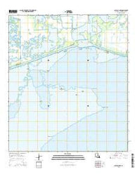 Latania Lake Louisiana Current topographic map, 1:24000 scale, 7.5 X 7.5 Minute, Year 2015
