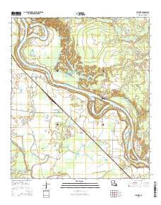 Latanier Louisiana Current topographic map, 1:24000 scale, 7.5 X 7.5 Minute, Year 2015