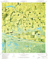 Latanier Bayou Louisiana Historical topographic map, 1:24000 scale, 7.5 X 7.5 Minute, Year 1979